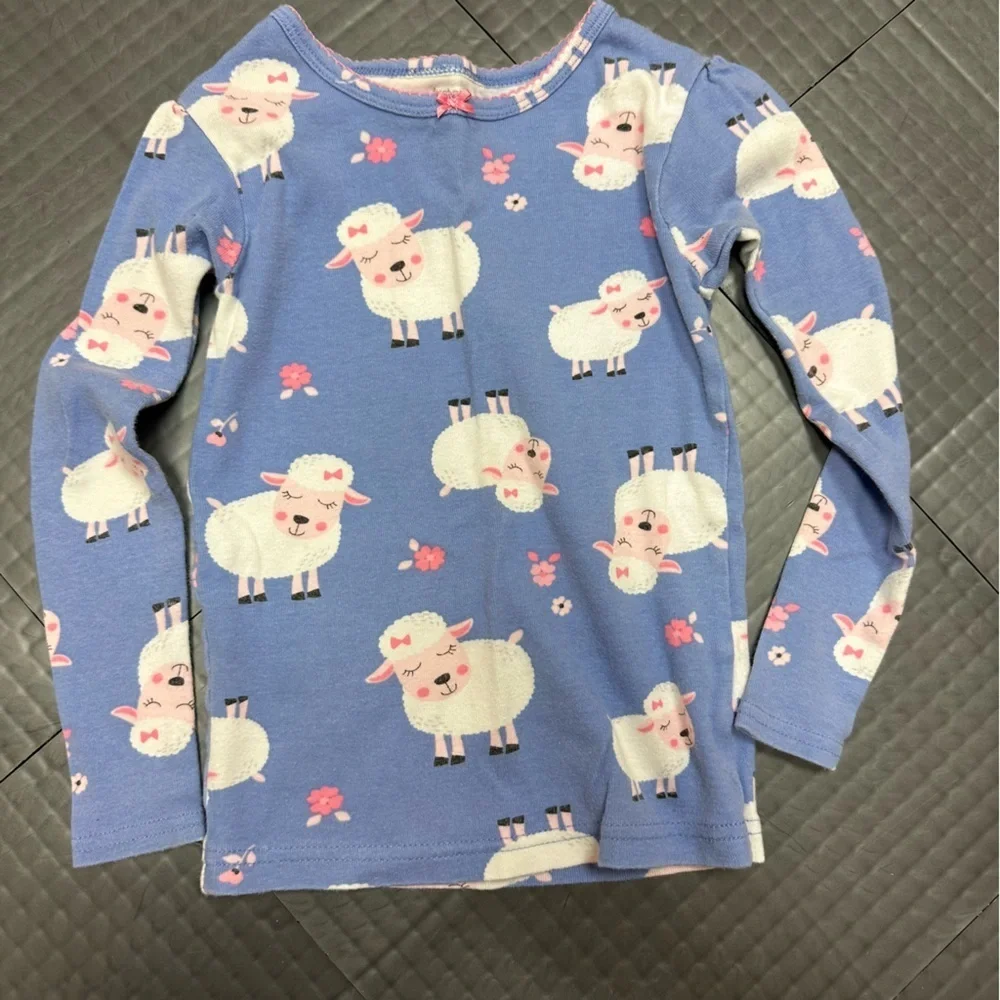 Just one you by Carters purple sheep pajamas size 4T